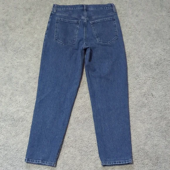 Banana Republic High Rise Straight Fit Dark Blue Jeans - Picture 5 of 6